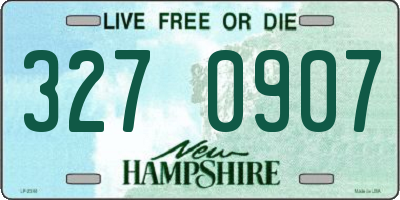 NH license plate 3270907