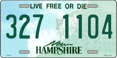 NH license plate 3271104