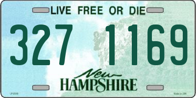 NH license plate 3271169