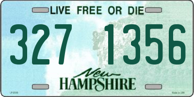 NH license plate 3271356