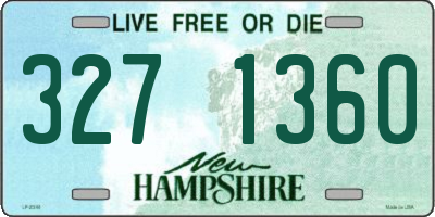 NH license plate 3271360
