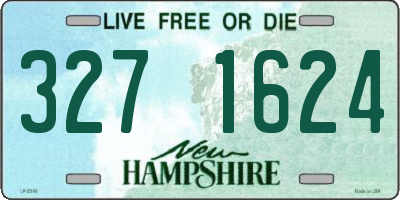 NH license plate 3271624