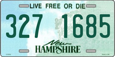 NH license plate 3271685