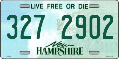 NH license plate 3272902