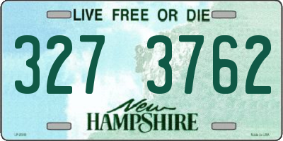 NH license plate 3273762