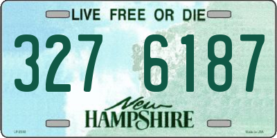 NH license plate 3276187