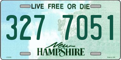 NH license plate 3277051