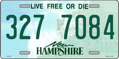 NH license plate 3277084
