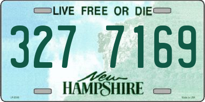 NH license plate 3277169