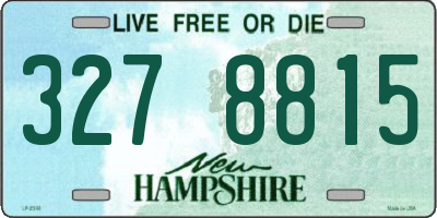 NH license plate 3278815