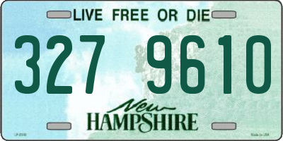 NH license plate 3279610