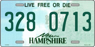 NH license plate 3280713