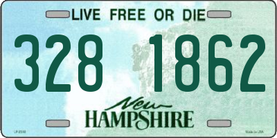 NH license plate 3281862
