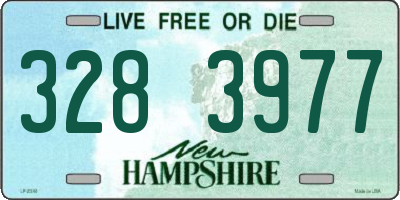 NH license plate 3283977