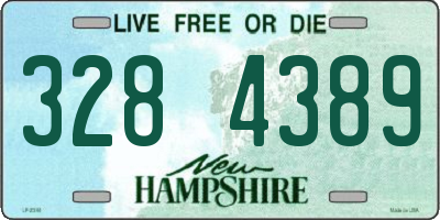NH license plate 3284389