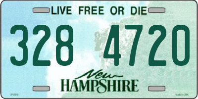 NH license plate 3284720
