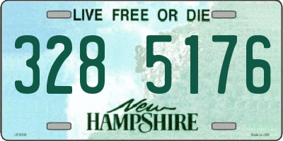 NH license plate 3285176