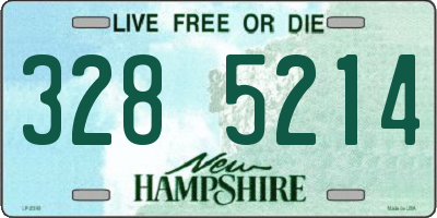 NH license plate 3285214
