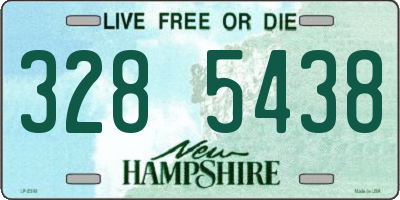 NH license plate 3285438