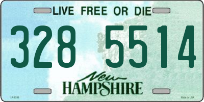 NH license plate 3285514