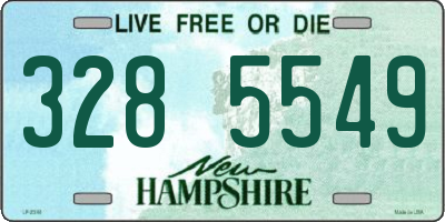 NH license plate 3285549
