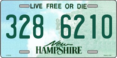 NH license plate 3286210