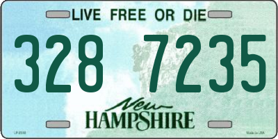 NH license plate 3287235