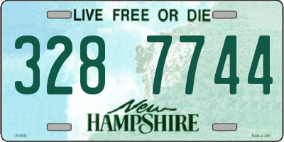 NH license plate 3287744