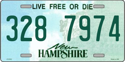 NH license plate 3287974