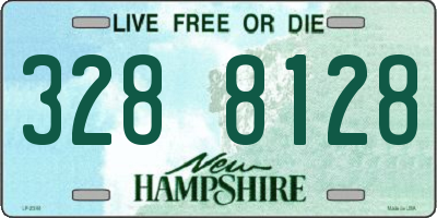 NH license plate 3288128