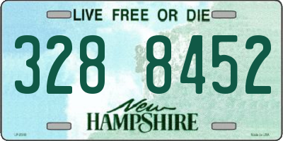 NH license plate 3288452
