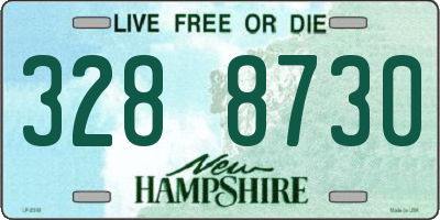 NH license plate 3288730