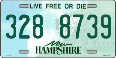 NH license plate 3288739