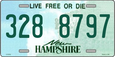 NH license plate 3288797