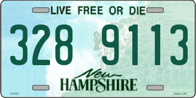 NH license plate 3289113