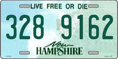 NH license plate 3289162
