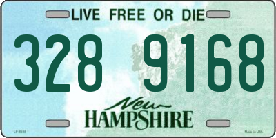 NH license plate 3289168