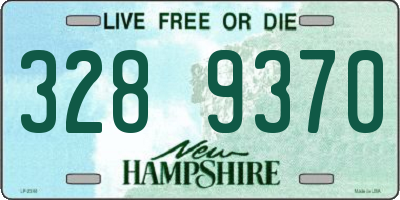 NH license plate 3289370