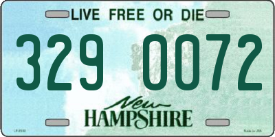 NH license plate 3290072