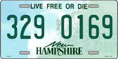 NH license plate 3290169