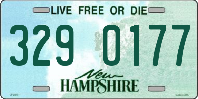 NH license plate 3290177