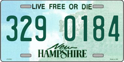 NH license plate 3290184