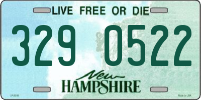 NH license plate 3290522