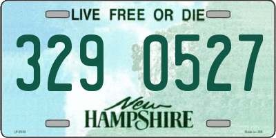NH license plate 3290527