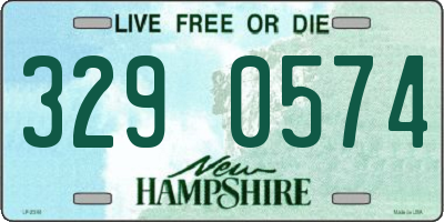 NH license plate 3290574