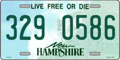 NH license plate 3290586