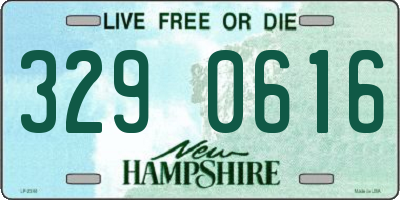 NH license plate 3290616