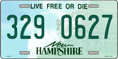 NH license plate 3290627