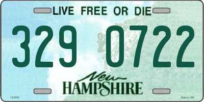 NH license plate 3290722