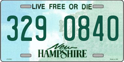 NH license plate 3290840